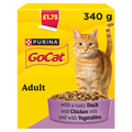 GO-CAT CHICKEN AND DUCK DRY CAT FOOD 340G PMP