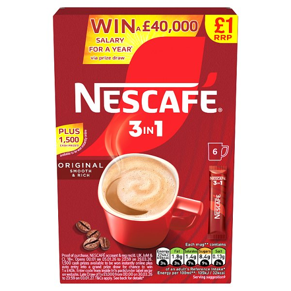 NESCAFE 3IN1 ORIGINAL PM100 116G