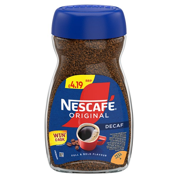 NESCAFE ORIGINAL DECAF INSTANT COFFEE 95G PMP