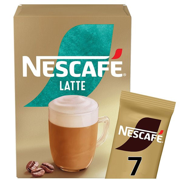 NESCAFE LATTE INSTANT COFFEE 7 X 18G SACHETS PMP