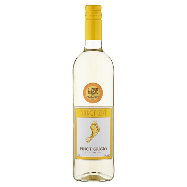 BAREFOOT PINOT GRIGIO WHITE WINE 750ML (1)