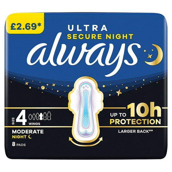 ALWAYS ULTRA NIGHT PM269 8PK