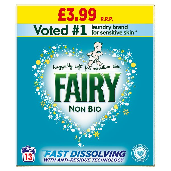 FAIRY NON BIO WASHING POWDER 13 WASHES