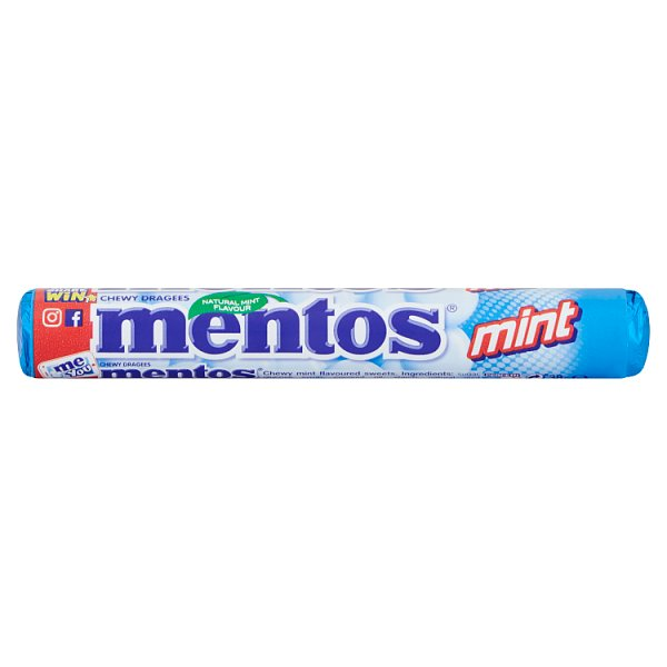 MENTOS MINT CHEWY DRAGEES 38G