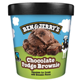 BEN & JERRY'S ICE CREAM TUB CHOCOLATE FUDGE BROWNIE 465 ML