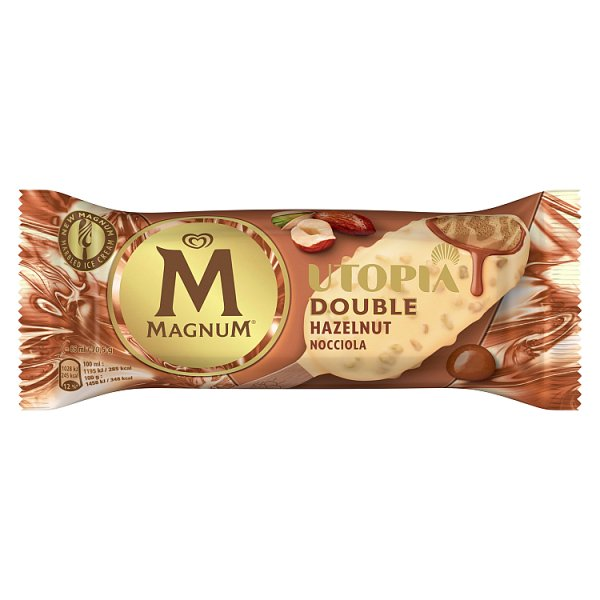 MAGNUM UTOPIA ICE CREAM STICK DOUBLE HAZELNUT 85 ML