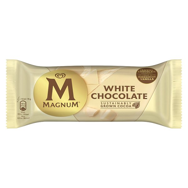 MAGNUM ICE CREAM STICK WHITE CHOCOLATE 110 ML