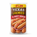 TEXAS JAMES 2 HOT DOGS 248.5G PM