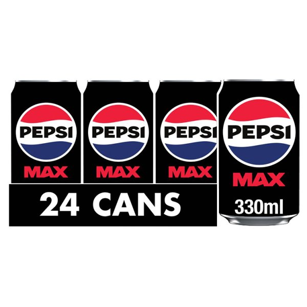 PEPSI MAX NO SUGAR COLA CAN 330ML