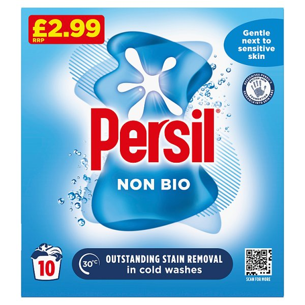 PERSIL WASHING POWDER NON BIO 10 WASHES (500 G)