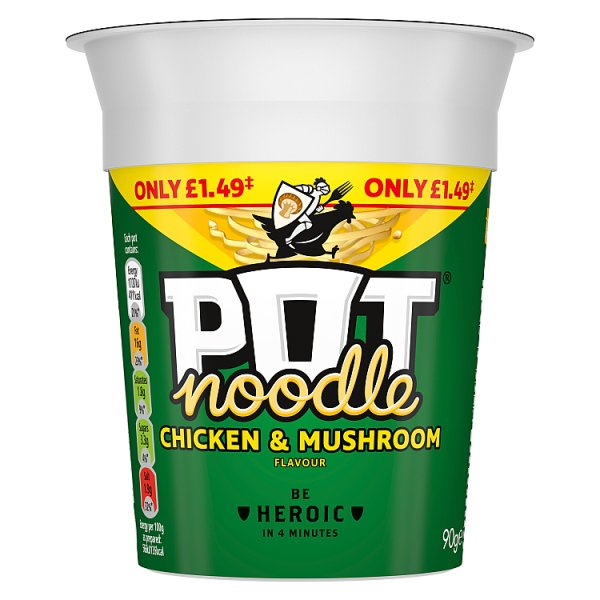 POT NOODLE CHKN/M/ROOM PM149 90G