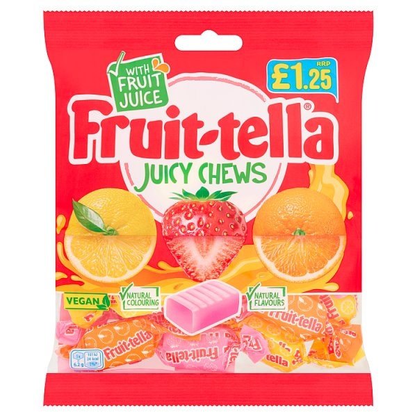 FRUITELLA JUICY CHEWS VEGAN 135G