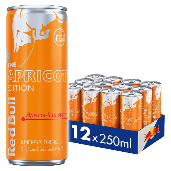 RED BULL ENERGY DRINK APRICOT EDITION 250ML PM 1.65