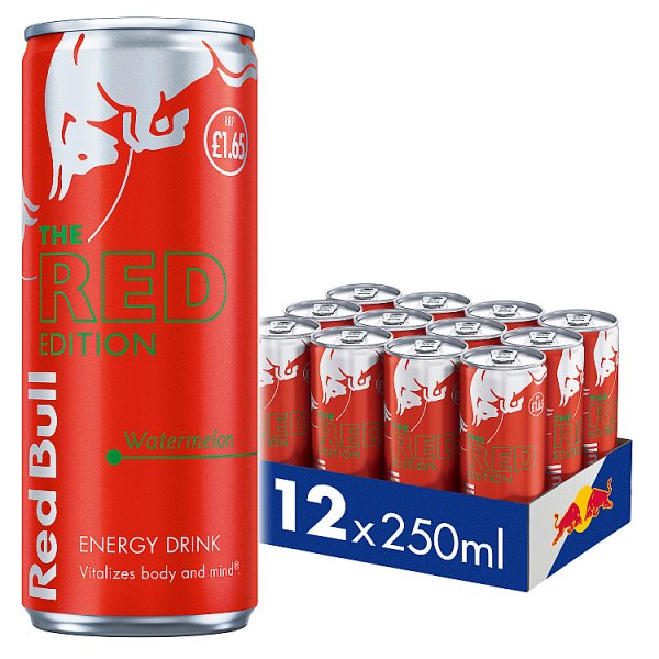 RED BULL ENERGY DRINK RED EDITION 250ML PM 1.65