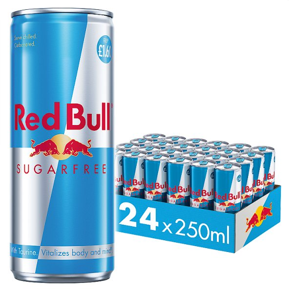 RED BULL ENERGY DRINK SUGAR FREE 250ML PM 1.60