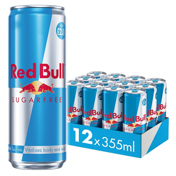 RED BULL ENERGY DRINK SUGAR FREE 355ML PM 2.00