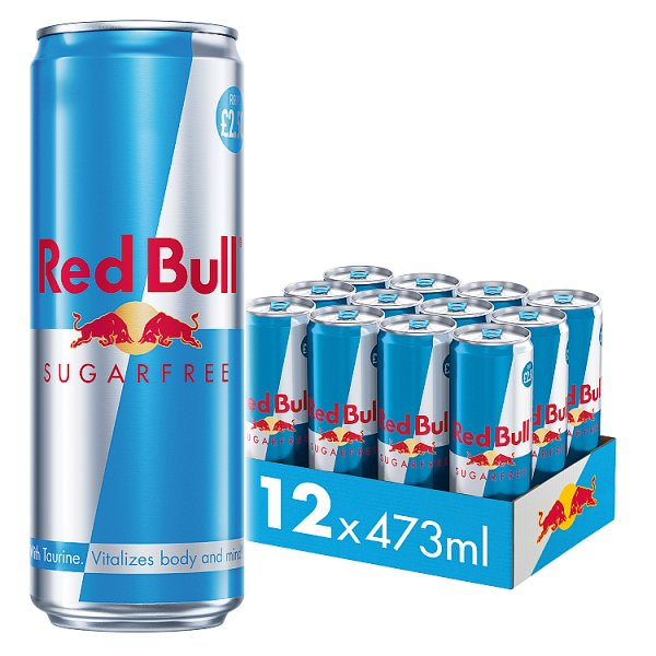 RED BULL ENERGY DRINK SUGAR FREE 473ML PM 2.50