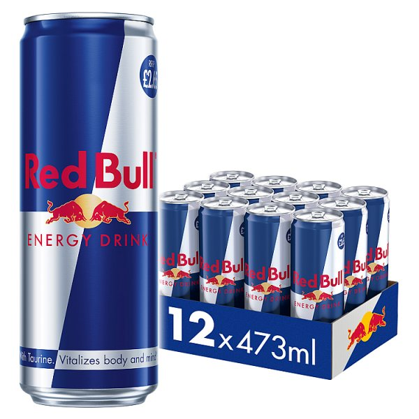 RED BULL ENERGY DRINK 473ML 12 PACK PM 2.65