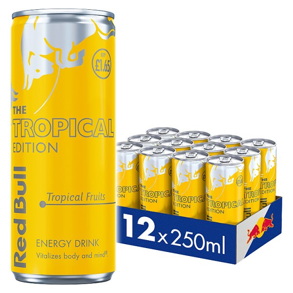RED BULL ENERGY DRINK TROPICAL EDITION 250ML PM 1.65