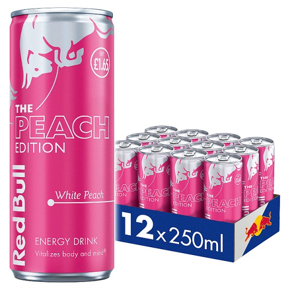 RED BULL ENERGY DRINK PEACH EDITION WHITE PEACH 250ML PM 1.65