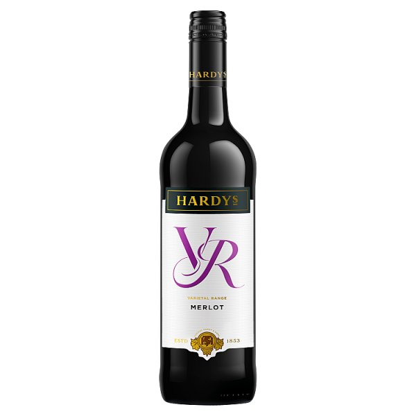 HARDYS VR MERLOT RED WINE 75CL