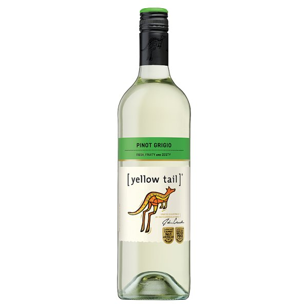 YELLOW TAIL PINOT GRIGIO WHITE WINE 750ML
