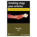 ROYALS RED 20 CIGARETTES